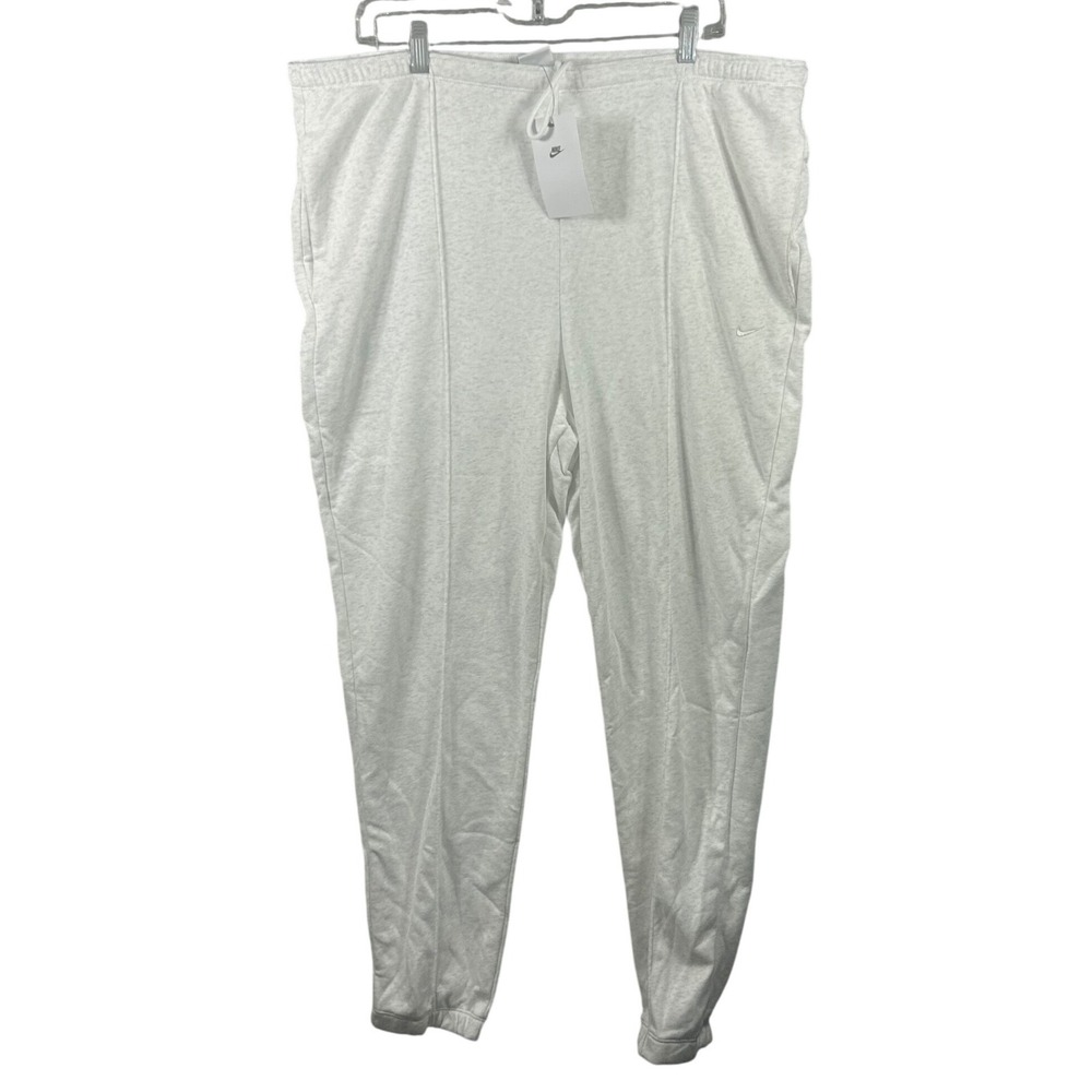 Nike Sweatpants Grey Heather Slim Fit High Rise Women Size XL